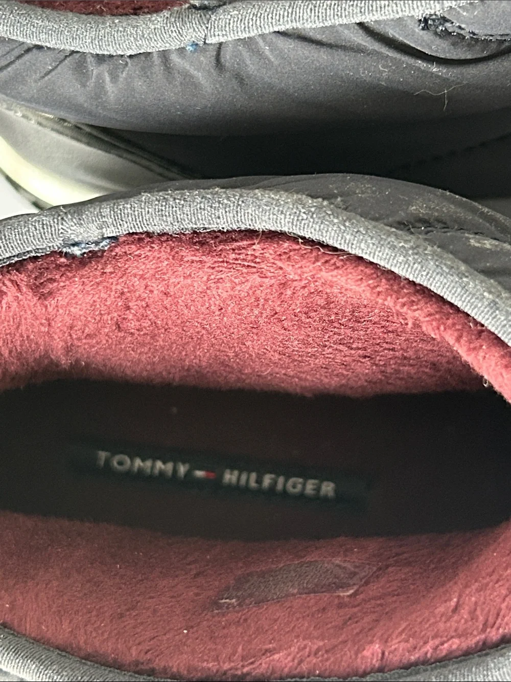 Tommy Hilfiger Tworono-C Navy Women Puffer Slip-On Ankle Boots Sz 9